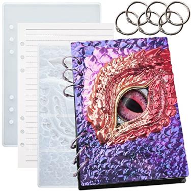 Imagem de Capa para notebook A5 moldes de silicone de resina, scrapbook, epóxi kits de 48
