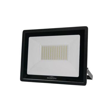Imagem de Refletor Blumenau Led Tech 100W Preto Bivolt 6500K Luz Branca