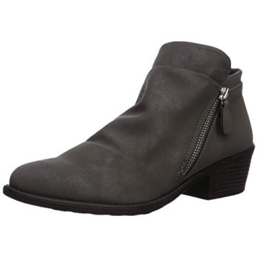 Imagem de Easy Street Bota feminina Gusto Comfort cano curto, Cinza fosco, 7.5