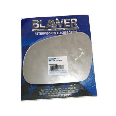 Imagem de Lente Vidro Retrovisor Fox 2003 2004 2005 2006 Lado Esquerdo