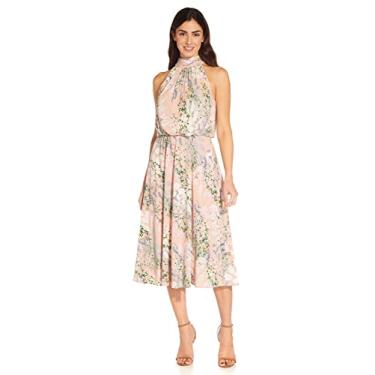 Imagem de Adrianna Papell Vestido de baile feminino jacquard tomara que caia, Cinza Multi, 50