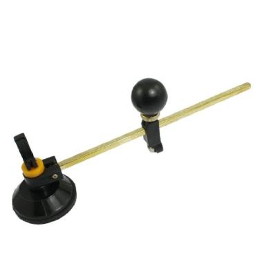 Imagem de GBSTORE 40 cm de comprimento 6 rodas bussolas ajustaveis tipo circulo de vidro cortador circular