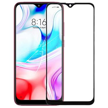 Imagem de HUANGYUNCHAO Acessórios telefônicos Lente de vidro externo da tela frontal com OCA opticamente claro adesivo para Xiaomi Redmi 8a / Redmi 8 Substituição do telefone celular