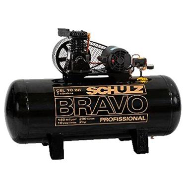 Imagem de Compressor Schulz CSL10BR 200Lts 140Psi/9.8BAR 2cv 220v Monofasico