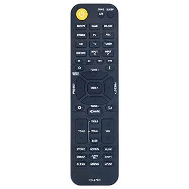 Imagem de Comandante remoto de substituição RC-970R adequado para receptor Onkyo Audio Video AV HT-R398 TX-SR393 HT-S3910 TX-SR494 HTR398 TXSR393 HTS3910 TXSR494