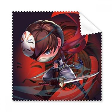 Imagem de Jogo de personagem de desenho animado Funny Corps óculos pano de limpeza presente limpador de tela de telefone 5 peças