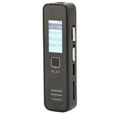 Imagem de Miokycl Gravador de voz digital portátil, mini HD com redução de ruído e longa distância, dispositivo de gravação de MP3 para reunião de palestras