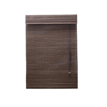 Imagem de Persiana Bambu Romana Tabaco 80 L X 160 A Cm Cortina Madeira