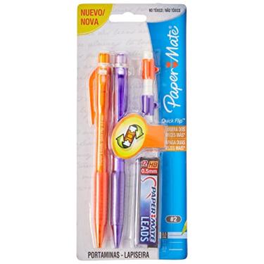 Imagem de Lapiseira Paper Mate Quick Flip 0.5 - Blister c/2 Sortida