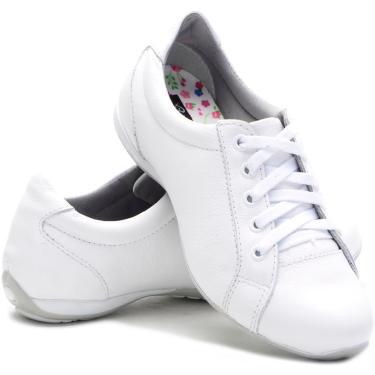 tênis branco feminino de couro