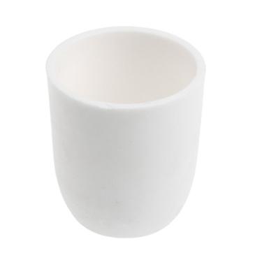 Imagem de dailymall Cadinho de derretimento de cilindro de cerâmica Alumina para fornalha de mufla de tubo – Branco, 100 ml