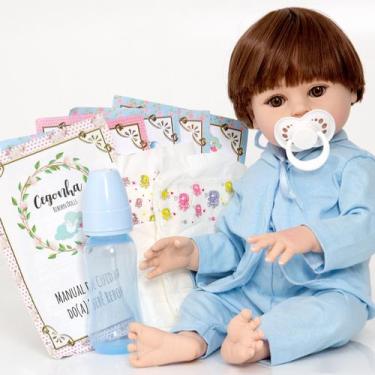 Boneca Bebê Reborn Silicone Realista Recem Nascido 13 Itens - Cegonha Reborn  Dolls - Bonecas - Magazine Luiza