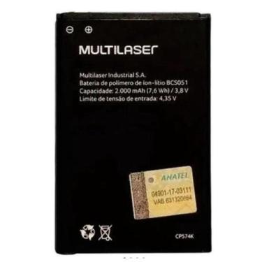 Imagem de Bateria Multilaser Ms50l S051 Mirage 62S 1005 Bcs051 2000Mah
