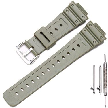 Imagem de MCXGL Pulseira de resina compatível com Caiso g Shock GA2100/GA-2110 masculina, de borracha, à prova d'água, acessórios de relógio