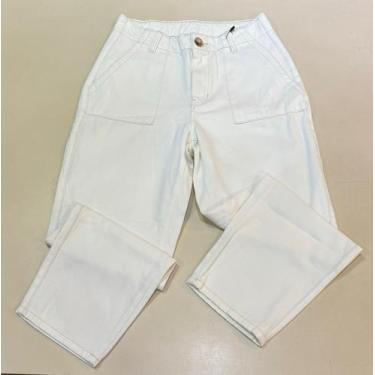 Imagem de Calça Jeans Feminina Off-White Costura Reta - 767Trademark