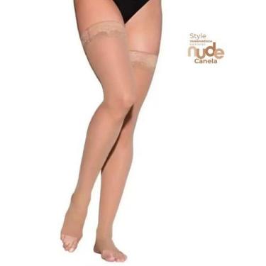 Imagem de Meia 7/8 EVER Sheer 782 Nude AD 20-30 MMHG Sigvaris Aberta, Canela, P3