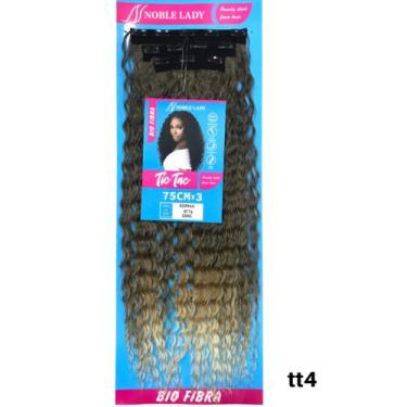 Imagem de Aplique Bio Fibra Tic Tac Cacheado Longo 3 Peças 75cm Sophia - bbless,