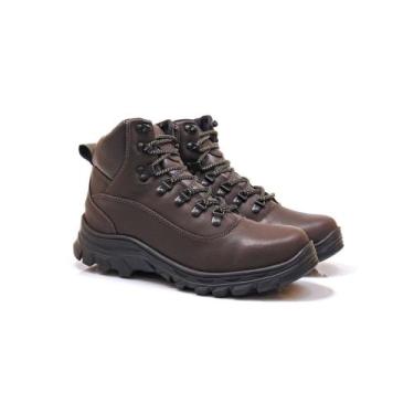 Imagem de coturno masculino adventure bota motoqueiro botina militar confortavel