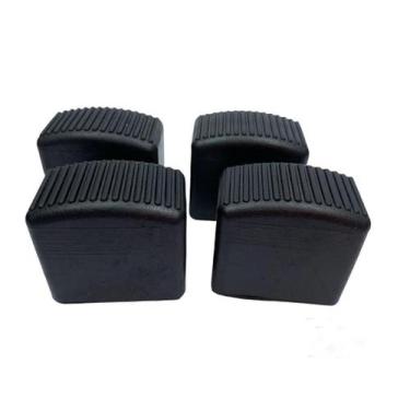 Imagem de Kit 4 Unidades Sapata Ponteira Borracha Resistente Escada 02 - VABADUS