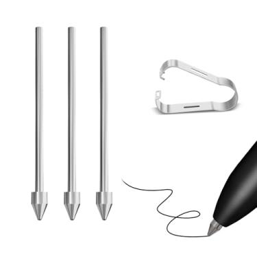 Imagem de Pontas de substituição de ponta fina de liga de titânio compatíveis com King Write Samsung Galaxy Tab S10/S9/S8/S7/S6, Note S22/S23/S24 Ultra S Pen, pontas de lápis de controle preciso servem para