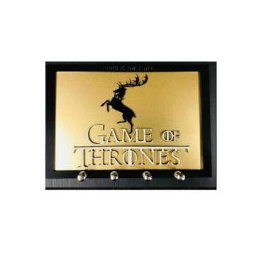 Imagem de Porta Chaves Madeira Mdf Não Esqueça Chave Game Of Thromes - Casa Nobr