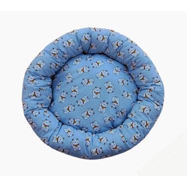 Imagem de Cama redonda Pet Gato Cachorro Macia - Mimos Pet da Pry, AZUL