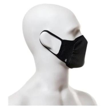 Imagem de Kit 4 Máscaras Zero Costura Vírus Bac-off Lupo Original PRETA 