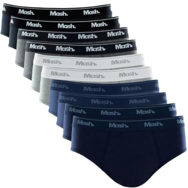 Imagem de Kit com 10 Cuecas Adulto Slip - Mash - TAMANHO G