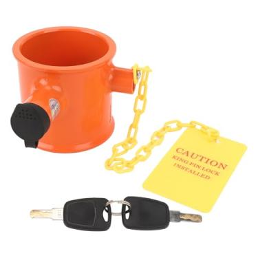 Imagem de Trailer 5º Pino de Roda Trava de Alta Resistência Ao Desbloqueio, 2 Chaves, Trailer, Barco, Semi -caminhão para Liga de Alumínio, 74mm