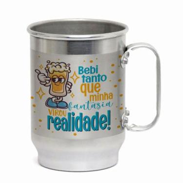 Imagem de Caneca Alumínio 600ML Tema Carnaval  Presente Criativo para a Folia - 