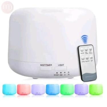 Imagem de Umidificador Purificador De Ar Difusor Aromatizador Luz Led 7 Cores Lu