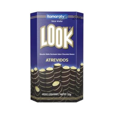 Imagem de Kit C/ 20 Biscoito Stick Wafer Recheado Look 55g - Itamaraty, 20x Atre