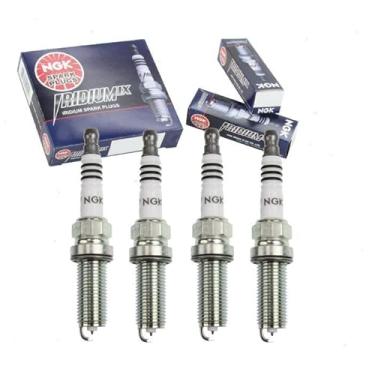 Imagem de 4 velas de ignição NGK Iridium IX compatíveis com Honda Civic 2.0L L4 2016-2020