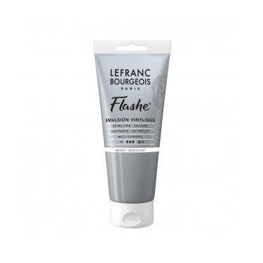 Imagem de Tinta Acrílica Lefranc Bourgeois Flashe 80ml S2 832 Silver Iridescent 