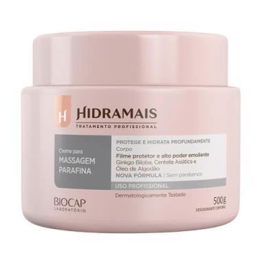 Imagem de Creme para Massagem Parafina 500g - Hidramais