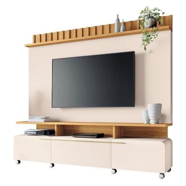 Imagem de Estante Home Theater Artís Off White Cinamomo  HB Móveis - HB Moveis