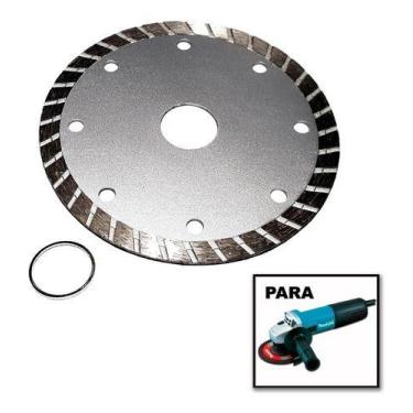 Imagem de Disco Corte Diamantado Concreto Mármore P/ Esmerilhadeira - I.D.E.A+PR