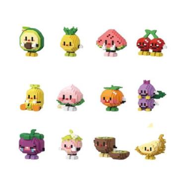 Imagem de Mini Fruta Fofa Modelo De Diamante 3D Micro Blocos De Construção DIY B