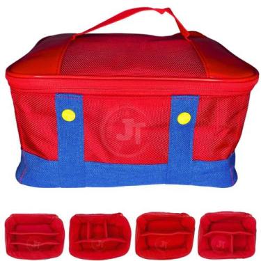 Imagem de Maleta Transporte P/ Switch Oled Divisórias Ajustáveis Bolsa Video Gam