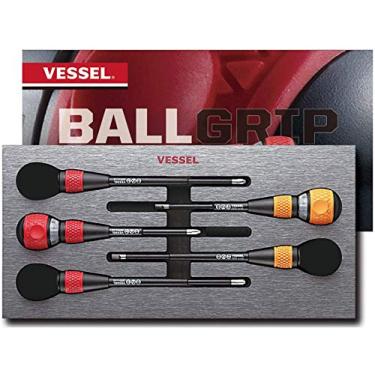 Imagem de VESSEL Chave de fenda catraca Ball GRIP Conjunto (3 peças de lâmina de substituição) Nº 22002N3EVA