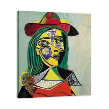 Imagem de Murais de Diego Rivera com chapéu e gola de pele para mulher – Arte de realismo socialista mexicano, muralista do século 1352, coleção clássica do museu de Nova York para decoração de casa 60 x 72 cm