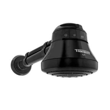 Imagem de Chuveiro Fame Faminho 4T com Cano Black, 110V, 5400W