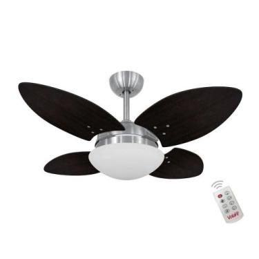 Imagem de Ventilador Volare Mini Petalo Tabaco 127V e Controle Remoto - CASA H