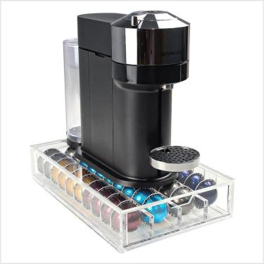 Imagem de Porta Cápsulas Acrílico Para 40 Cápsulas Nespresso Vertuo