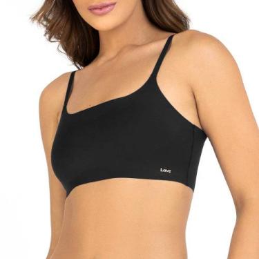 Imagem de Sutiã Top Alcinha Laser Love Secret 840124 Comfort, Chocolate, 42