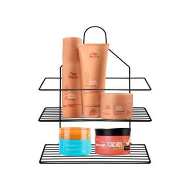 Imagem de Suporte Porta Shampoo de Registro Preto - Plogato Store - Magalu