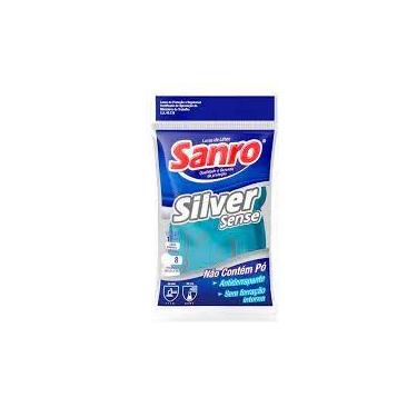 Imagem de Luva para limpeza sanro silver sense g azul