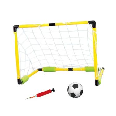Imagem de Milageto Conjunto de jogo de polo aquático com bolas e bomba, boia de futebol para exercícios na piscina, brinquedos interativos para festas ao ar livre na, 62x33x33cm