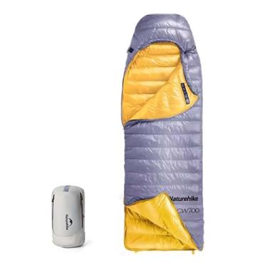 Imagem de Naturehike CW700 [Atualização 2025] Saco de dormir ultraleve para plumas [-26,2°C~-1,7°C, 1074g] Sacos de dormir de acampamento para todas as estações para adultos em clima frio, mochilão, caça e