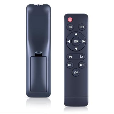 Imagem de WDZP Novo controle remoto de substituição para wepvo YG300Plus mini projetores de vídeo LED Pico de filme portátil ao ar livre